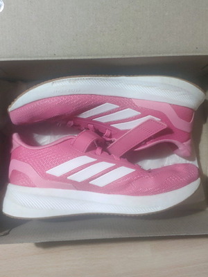 Adidas Runfalcon 5 el used kids running shoes size 35 pink