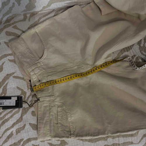 Henry Cottons pants new, beige, linen and cotton blend, size 33