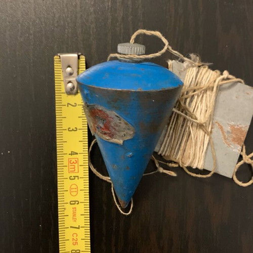 Old plumb bob used