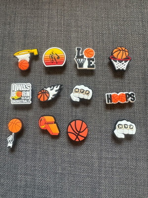 Charms for Crocs basketball pack of 12 new
