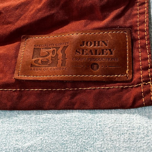 Barista apron John Sealey like new, handmade, WBC 2016 collectible