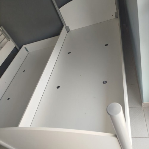 Cilek Matadis Bunk Bed like new, width 90 cm, white gray with storage drawer or third bed