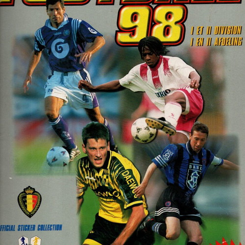 Panini Belgium Football 1998 album like new with 100+ stickers