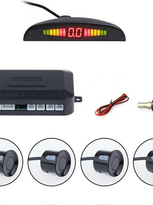 Car parking system with LED display and 4 sensors new