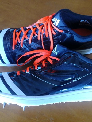 Adidas Adizero track spikes used, size 42