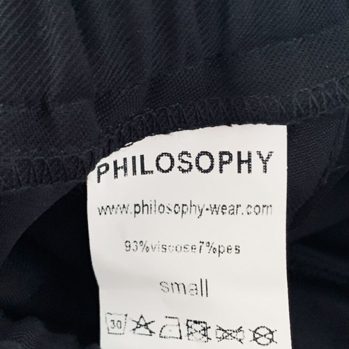 Philosophy pants black size S like new