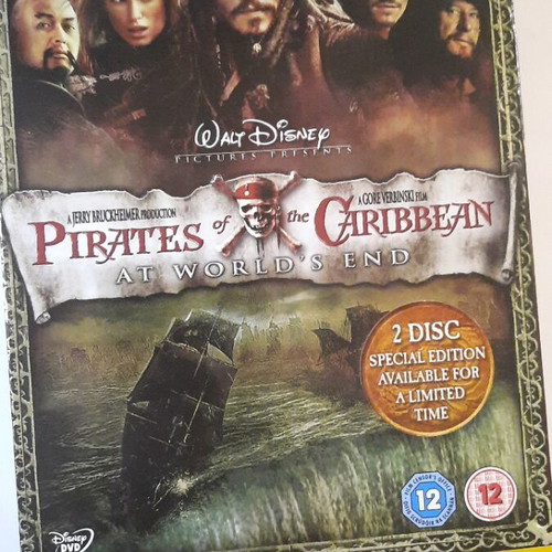 Pirates of the Caribbean At World's End DVD like new