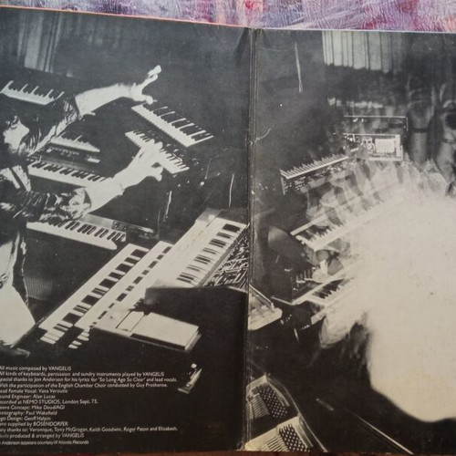 Vangelis Heaven And Hell Vinyl LP Album like new, electronic