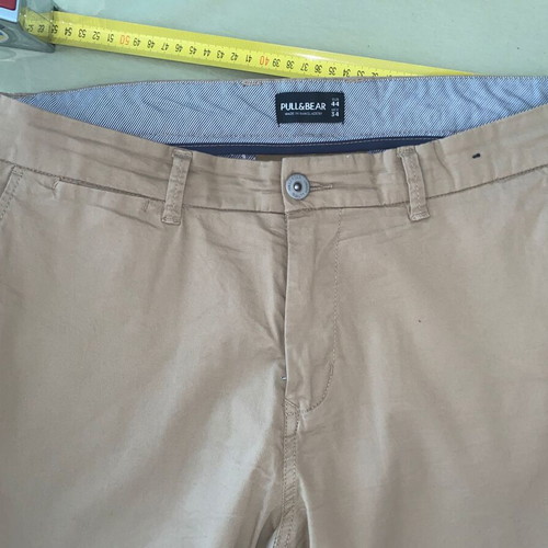 Pull and Bear men's pants size 34 like new, beige, regular fit