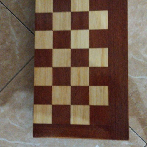 Backgammon wooden board with white and red pieces like new