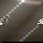  3D Printed Fox Racing Keychain (Black & White)