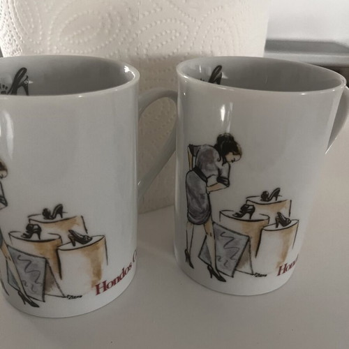 Hondos Center mug set like new, 2 pieces