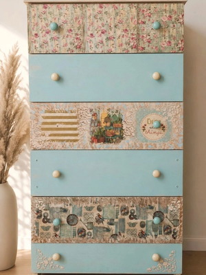 Vintage style handmade dresser like new