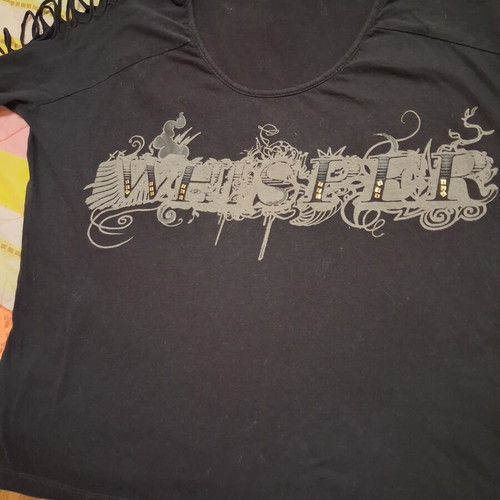 Attrattivo black rock style blouse used, size S