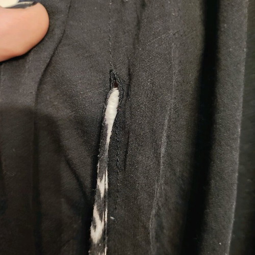 H&M blouse dress like new, grey with belt