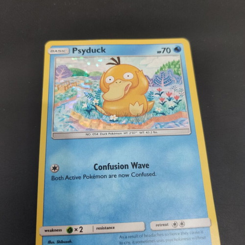 Psyduck Pokemon card, holo