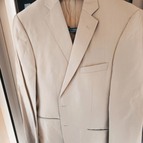 Versace original suit XL, light grey