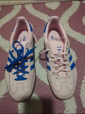 Adidas Gazelle sneakers size 39 used, pink and blue