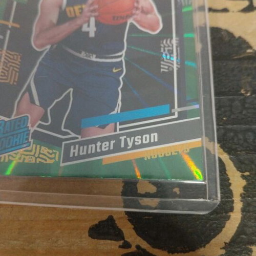 Hunter Tyson Panini Donruss Rookie Card like new