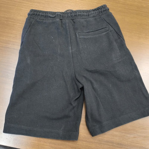 Zara boys' pique fabric bermuda shorts black size 152cm like new