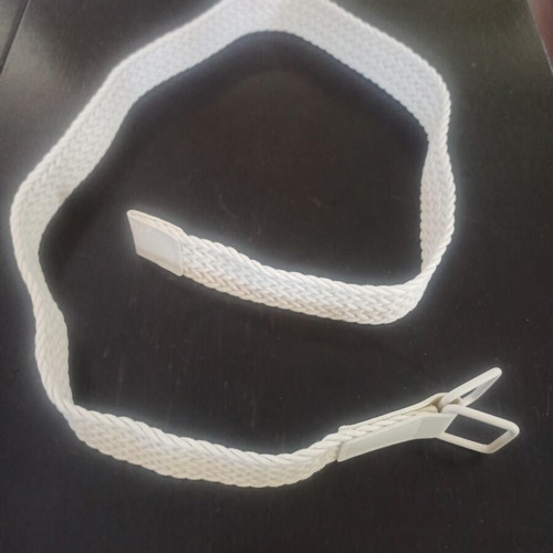 Women's belts used, pack of 3, size 80, black and white