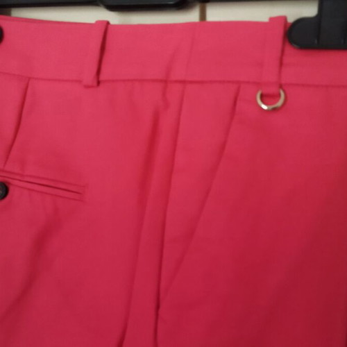 ZARA women's magenta fabric pants new, size S