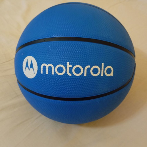 Collectible basketball ball new, Motorola Euroleague collaboration, small size
