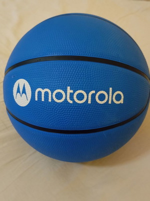 Collectible basketball ball new, Motorola Euroleague collaboration, small size