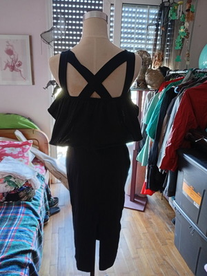 Black dress size M like new