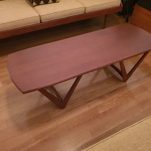 60s era living room set used with 3-seat sofa and armchairs