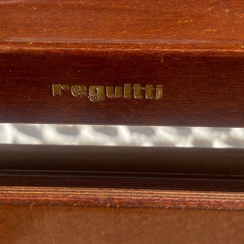Fratelli Reguitti Clothes Stand With Trouser Press Used, Walnut Wood