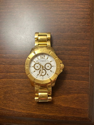Ρολόι Vogue γυναικείο χρυσαφί σαν καινούργιο με μπαταρία