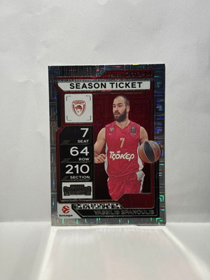 Panini Contenders Euroleague 2025-26 Vasilis Spanoulis Card #83 new