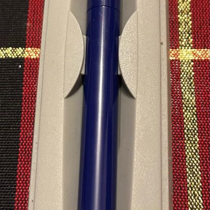 Parker roller ball new, medium, blue-royal with silver details
