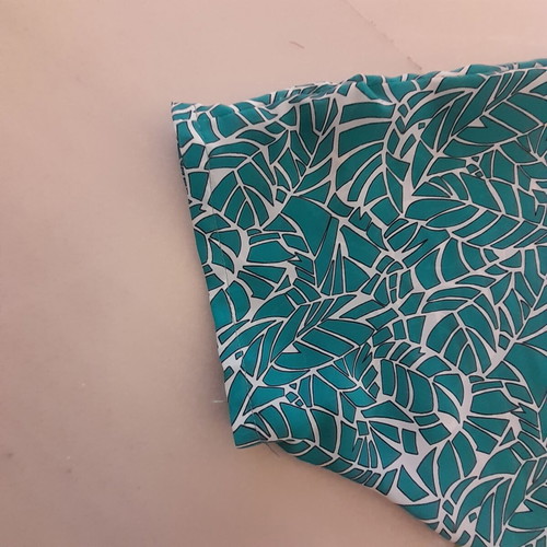 Dress boutique turquoise and white midi length like new
