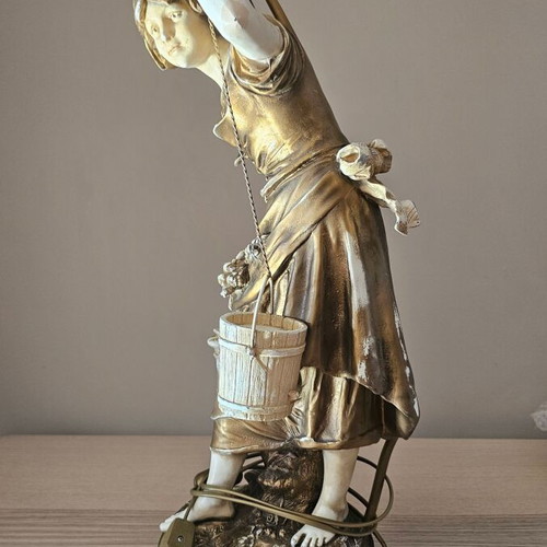Auguste Moreau table lamp used