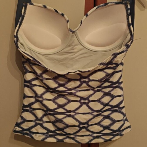 Tommy Hilfiger tankini like new, white and grey, size S
