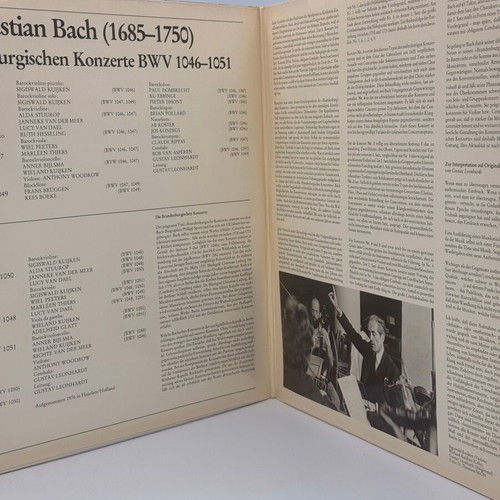 Johann Sebastian Bach Brandenburg Concertos 1-6 vinyl used