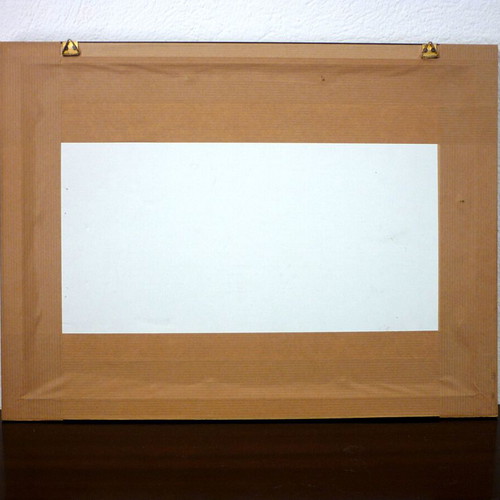 Egyptian papyrus new with painting in handmade wooden frame