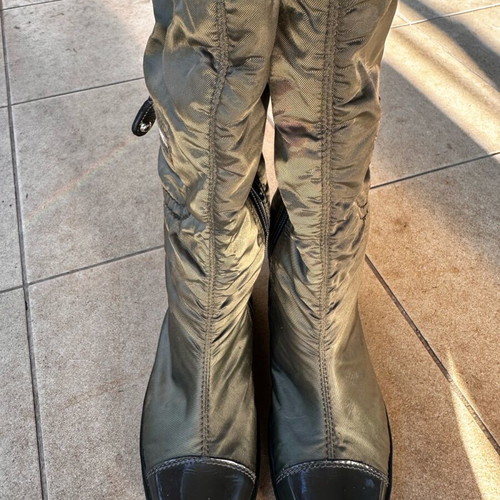 Tod’s boots for girls size 34 like new, green