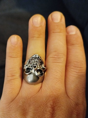 Skull ring men's used