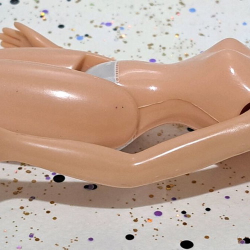 Bratz Campfire Meygan doll used, nude with flaws