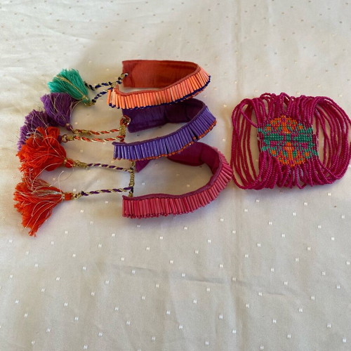 Zara bracelet set new, colorful handmade