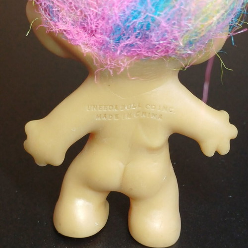 Trolls doll set, pack of 4 vintage figures
