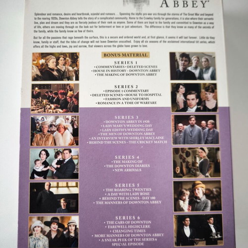 Downton Abbey Series 1–6 DVD box set like new