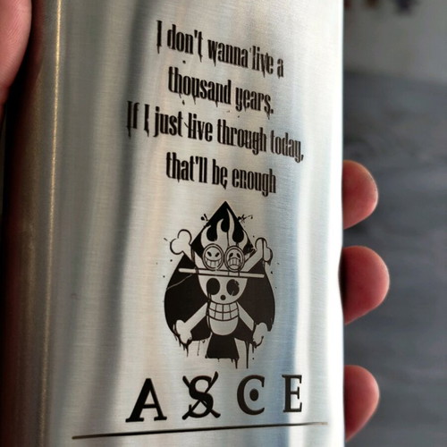 One Piece Portgas D. Ace Stainless Steel Flask new 300 ml