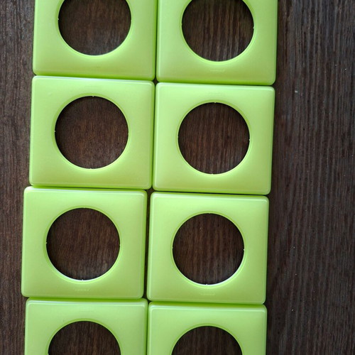 Legrand Celiane switch frames pack of 8, light green, like new