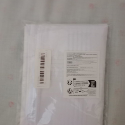 Set of 3 white handkerchiefs for suit or pocket, new