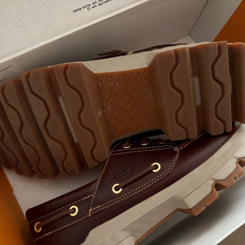 Timberland leather shoes new, brown, size 42