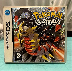 Pokemon platinum box and manuals